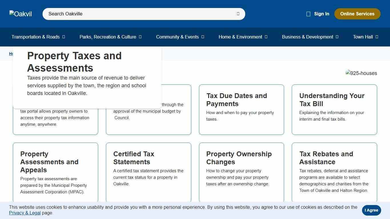 Property Tax & Assessments