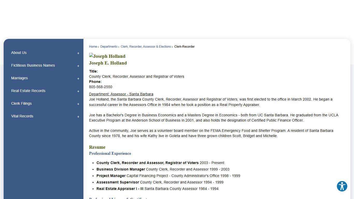 Clerk-Recorder | Santa Barbara County, CA - Official Website